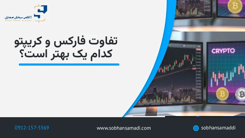فرق فارکس و کریپتو